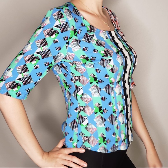 Tailor Made elbow long sleeves Blouse Size M - Picture 6 of 7